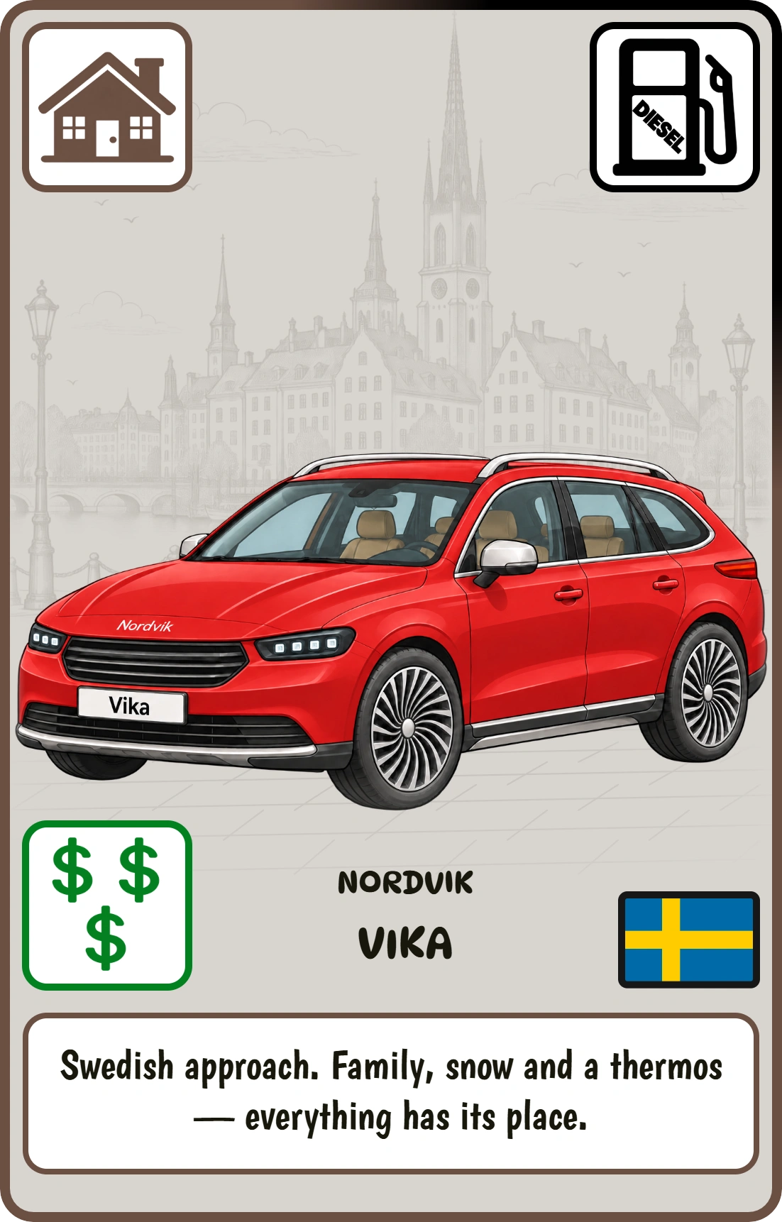 Vika: Family, diesel, price $$$